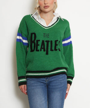 The Beatles Collared Jumper