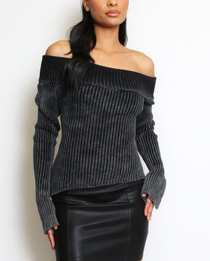 Bardot Ribbed Jumper