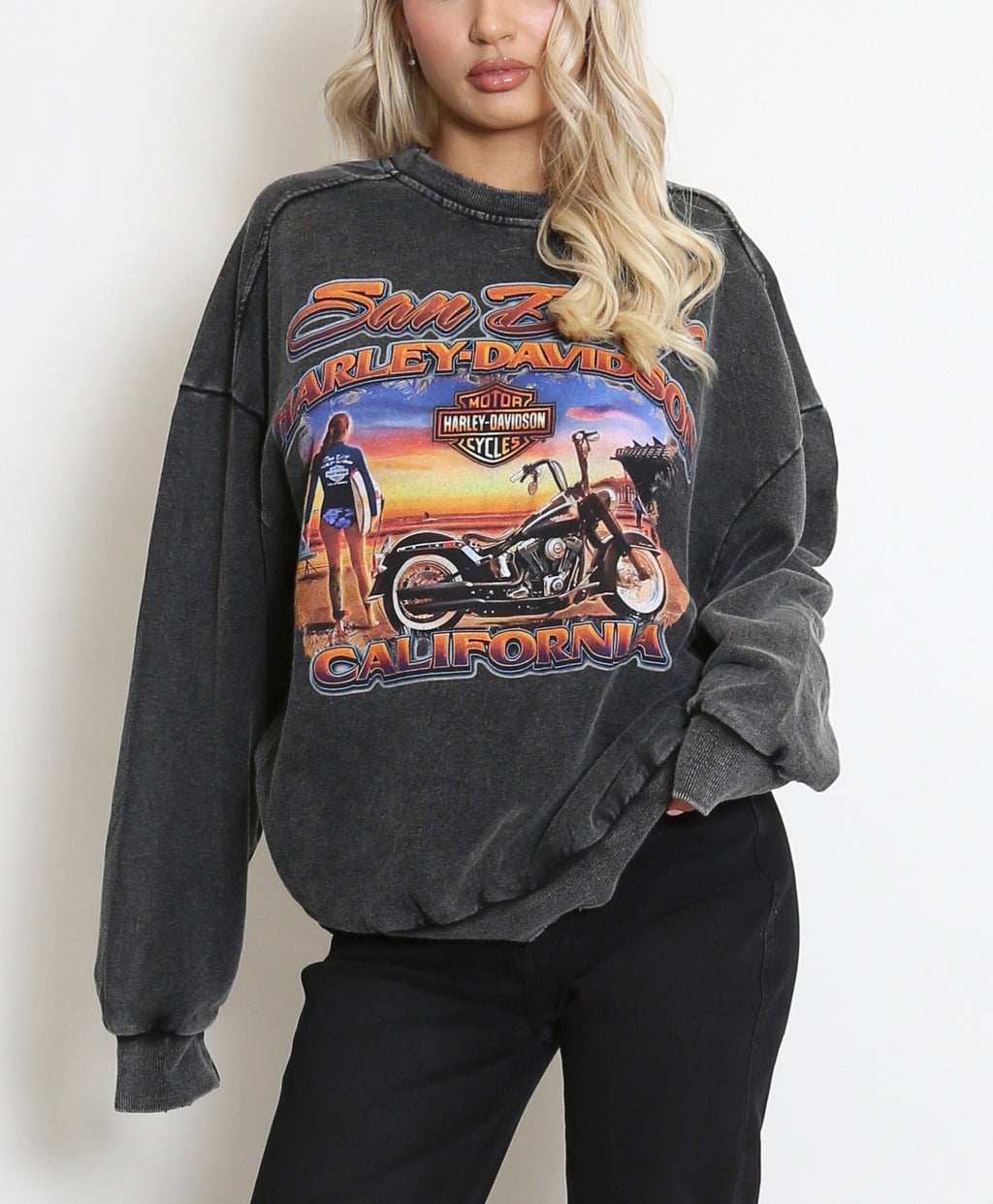 California Biker Girl Sweatshirt