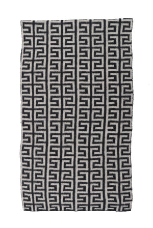 Printed Wool Blend Scarf