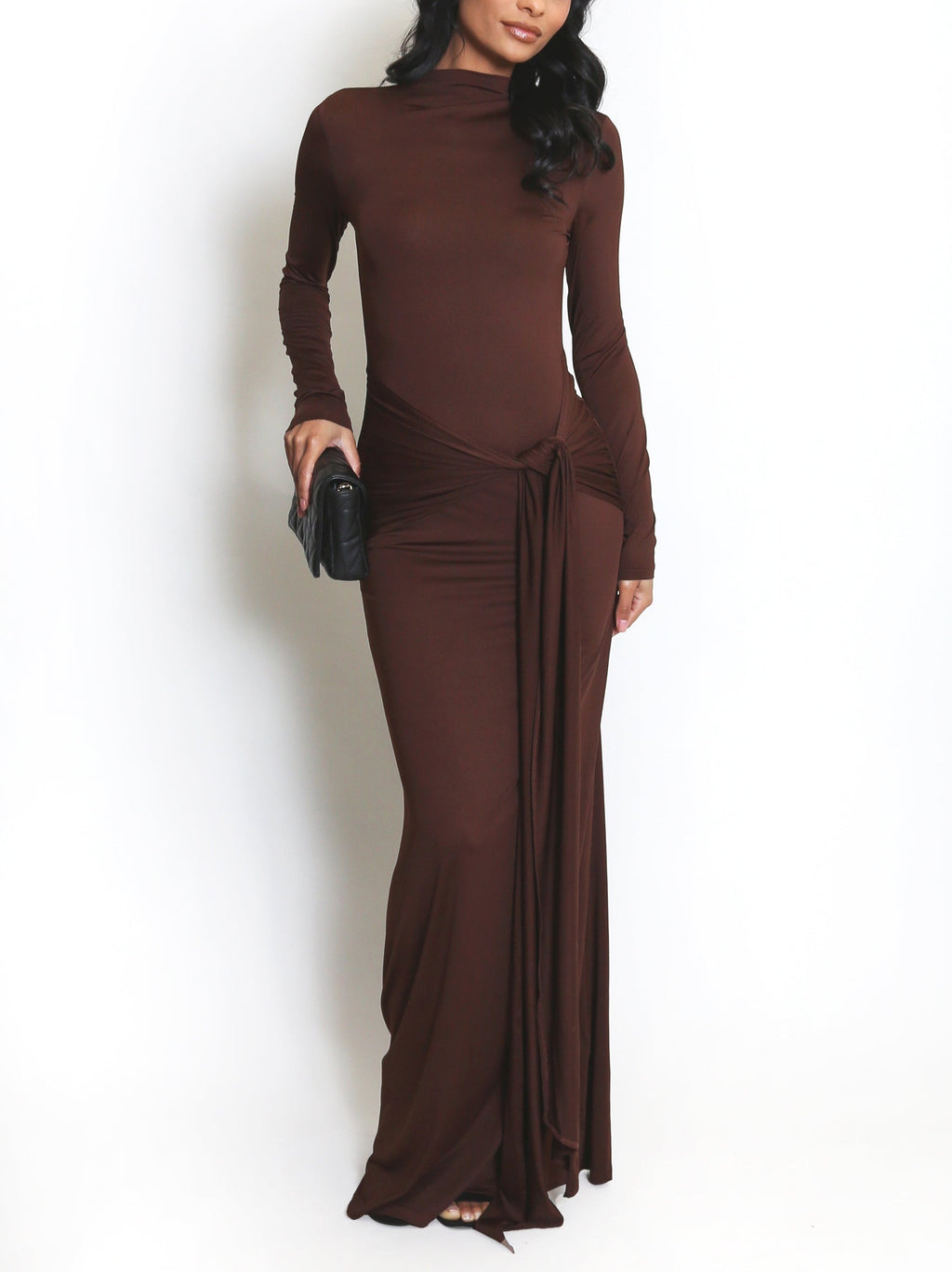 Front Tie Maxi Dress