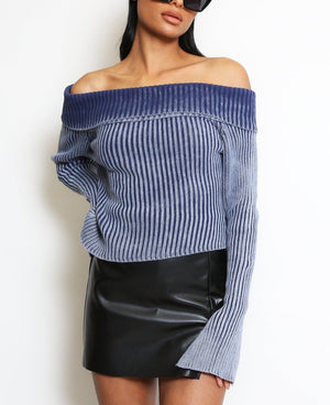 Bardot Ribbed Jumper