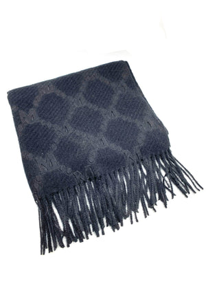 M Monogram Wool Blend Scarf