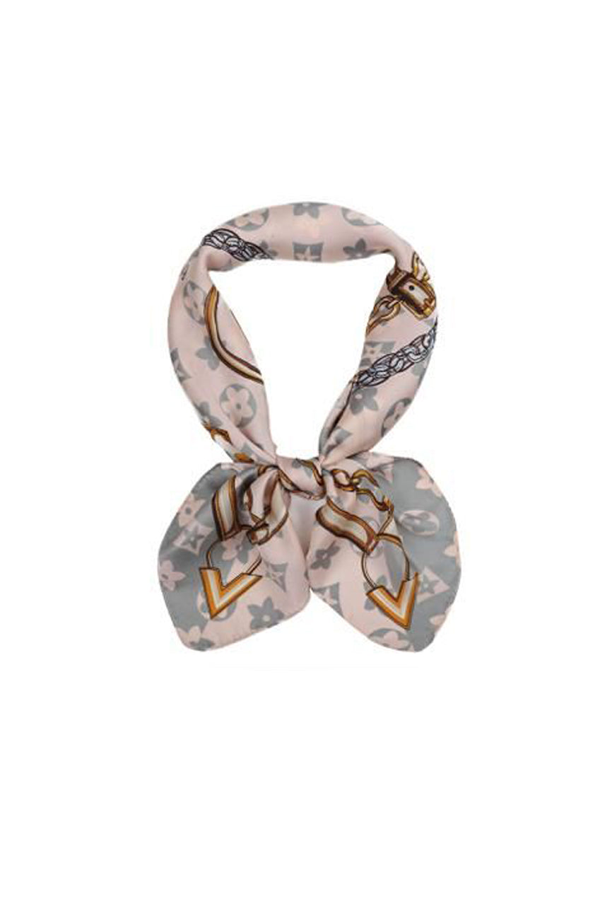 Monogram Motif Printed Scarf